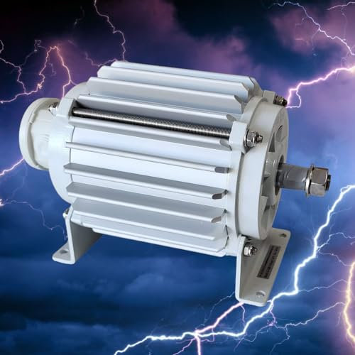 ISTABREEZE 1500 Watt 48 Volt Permanentmagnet Generator Elektrischer 3-Phasen Wechselstromgenerator,Industrie Permanentmagnet-Lichtmaschine für Windwasserturbine (48, Volt (Wechselstrom))