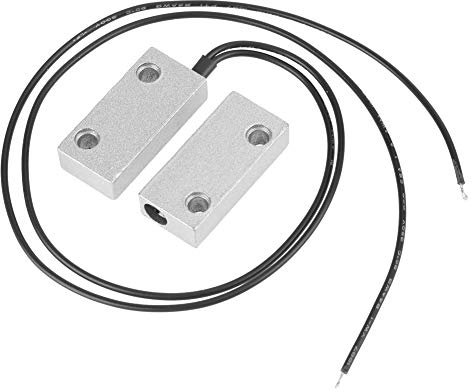 Glomora Home Security Magnetische Türkontakte – Verkabelte Oberfläche – Montierter Fenstertür-Sensor-Alarmschalter