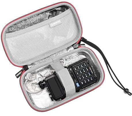 RLSOCO Hard Case for BAOFENG BF-F8HP/UV-5R/BF-888S/UV-82 Two-Way Radio (Case Only, Black)