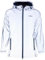 Blue Wave Damen Funktionsjacke Fabienne - Outdoor-Jacke Regenjacke Wander- und Fahrradjacke in Silver Reflective Größe 42