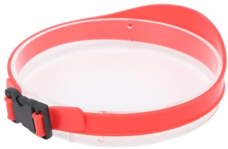 DIY Haarschneideschablone, Haarschnittband, atmungsaktiv, gebogen, Silikon, Heim-Haarschneide-Anleitung für Jungen und Herren, Rot