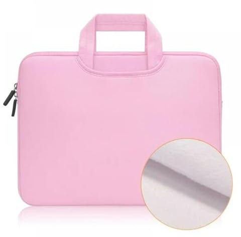 Generisch Zeitungswagen Taschen Computertasche Bunte Laptoptasche mit Taschen Trachten Taschen Damen Creme (Pink, E)