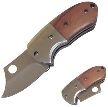 XUDIY Coltello tascabile multiuso piccolo, coltello pieghevole EDC con lama affilata da 1,89 pollici per campeggio, escursionismo, caccia e fai da te.