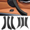 TTCR-II 6PCS Keine Demontage Kompatibel mit Türgriff bmw 3er E90 E91 E92 E93 Türgriff Innen Rechts E90+Griff Links Handgriff+Griffverkleidung für 316 318 320 323 325 328 330 335(2005-2011)-Schwarz