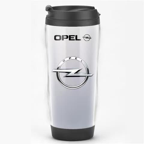ZTLQ Auto Thermobecher für Opel GT,Edelstahl Travel Mug Isolierbecher Autobecher Logo Embleme Kaffeebecher 100% Auslaufsicher Doppelwandig Isoliert,B