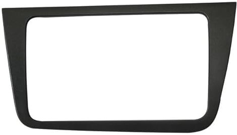 DATOUJLS Fascia De Radio para Coche Panel Volante A La Izquierda 8 Pulgadas 2 DIN para Seat para Altea para Toledo Marco de Radio(8 Pulgadas Negro)