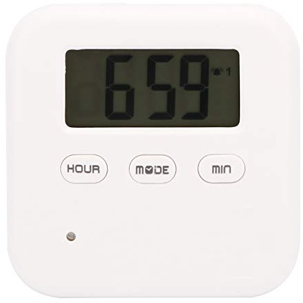 Kuuleyn Digital Intelligent Box, lebiges Kunststoffmaterial älterer Patienten Timing Wecker, Medikament Erinnerung Blaues Design 4 Gitter Organisator Home Travel verwenden