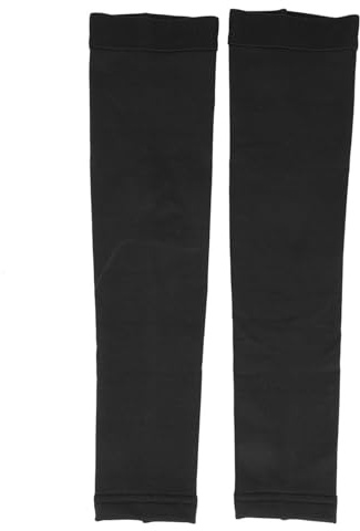 ANKROYU Radfahren winddichte Fleece-Armwärmer Outdoor-Sport-Armstulpen-Abdeckung (L)