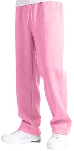 Pantalon Jogging Homme avec Cordon de Serrage et Poches Pantalons de Sport, Training ou Travail Décontracté Survêtement Joggers Moderne Baggy Large S-3XL