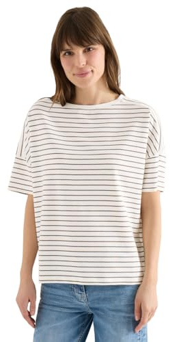 Damen T-Shirt mit Boatneck und Streifen