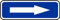 [WOOTTON INDUSTRIES LIMITED] 200mm x 66mm Arrow Sign [Self Adhesive Sticker]