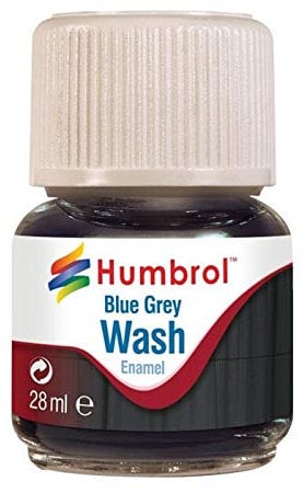 Humbrol AV0206 Enamel Wash modellers washes effect Blue Grey 28ml