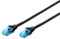 DIGITUS Patchkabel RJ45 U/UTP Cat5e 5,00m schwarz