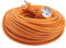 Debflex 339409 Verlängerung, Kunststoffmantelleitung HO5VV-F 2 x 1,5, 40 m, Orange