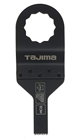 Tajima SHC10 Sägezubehör (Sägeblatt, Sternaufnahme, für Multitool; Schnitte in Holz, Kunststoffe, Gipskarton; lange Lebensdauer; 10 mm; fein gezahnt)