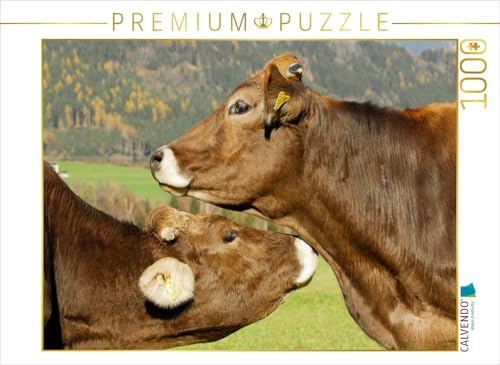 CALVENDO Puzzle EIN Motiv aus dem Kalender EIN Herz für Rinder | 1000 Teile Lege-Größe 64 x 48 cm Foto-Puzzle für glückliche Stunden