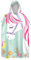 Morbuy Einhorn Kinder Badeponcho mit Kapuze, Bademantel Mikrofaser Weich Badetuch Schnelltrocknend Surf Poncho für Mädchen Jungen Erwachsene Schwimmen Strand (Gelber Vogel,80x110cm)