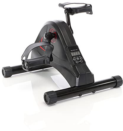 LUXTRI Elektro Mini Heimtrainer 80 W, 390 x 350 x 326 mm, Pedaltrainer für Arme & Beine, Hometrainer Minifahrrad für mehr Bewegung, Workout Training