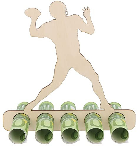 Spruchreif | Geldgeschenk für Footballer – Originelle Gutscheinverpackung aus Holz | Perfekte Geschenkidee für Football-Fans