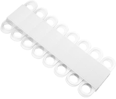 STOBOK 500stücke Durchsichtige Selbstklebende Plastik-hängeetiketten Mit Rundloch Für Warenanzeige Und Ladenpräsentation Einfache Anwendung Und Entfernung