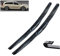 Limpiaparabrisas Delantero Híbrido Compatible con Opel Insignia A 2008-2017 Parabrisas Limpiaparabrisas Ventana Lluvia Cepillos 24+18