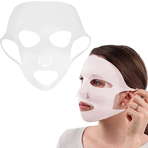 Wiederverwendbare Silikon Gesichtsmaskenabdeckung | Beauty Face Moisturizing Masken | Gesichtsmasken Abdeckung, Beauty Gesichtswerkzeug, Verhindert Verdunstung