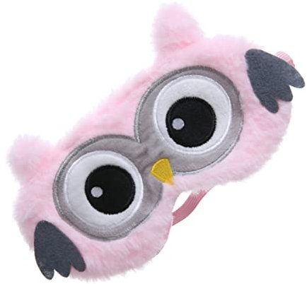 Mobestech 6 Stk Plüsch-augenmaske Augenklappen Augenschutz Schlafen Schlafbrillen Zum Thema Eule Cartoon-augenmaske Verstellbares Auge Augen Schlafmaske Stoff Leicht Kind Tier