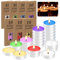Tanstic Lot de 70 bougies chauffe-plat, 7 couleurs, tasse en aluminium, bougie à thé en vrac, bougie sans goutte pour mariage, cire fondue, décorations d'intérieur