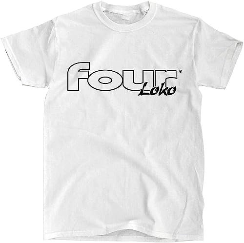 JKHGFD NANDE Four LOKO Logo - White T-Shirt White