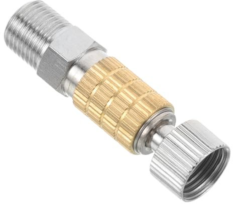 HOODANCOS Airbrush Schnellanschluss-Adapter Kit Mit Einstellbarem Druck Für Airbrush Und Luftschlauch Schnelle Verbindung Und Trennung Langlebige Materialien Präzise Steuerung Für