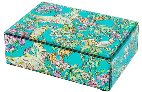 Versatile Jewelry Storage Box Stylish Glass Jewelry Container Strorage Box For Rings And Necklaces Collection