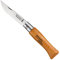 Opinel Non-Locking Carbon Steel Blade No.4 - Beech - Beech, 5 cm