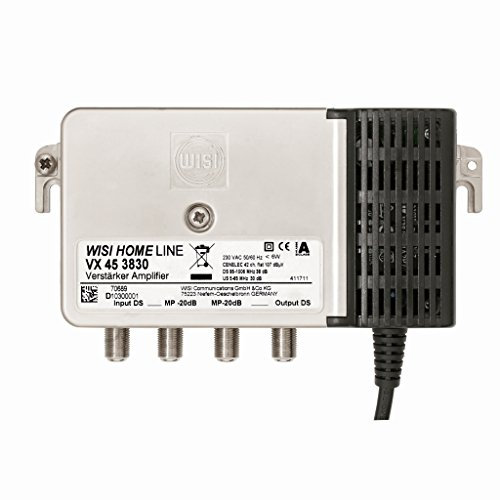 Wisi 73969VX 45 D 3830 Hausanschluss verstärker, 38 dB silber