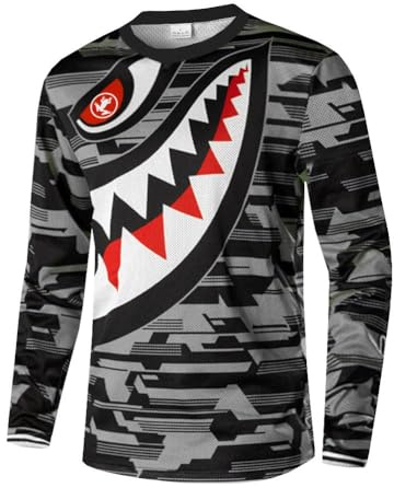 UGLY FROG 2023-2025 Downhill Trikot Kurze/Lange Ärmel Herren Mountainbike Freeride BMX Fahrradtrikot Motocross MTB/Downhill Bekleidung