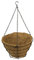 Hängeampel mit Kokoseinlage Blumenampel Hängetopf Korb Ampel Blumentopf 33cm
