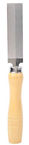 Hyuduo Diamond Rhombic File for Glass Tile Ceramic Stone Marble Concrete Wooden Handle Surface Smoothing and Shaping Tool 3in 4in 5in