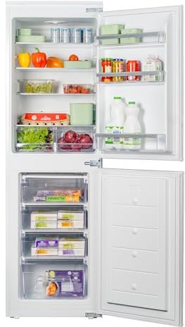 AMZRFI105 50/50 Split Built In Integrated 240L Fridge Freezer With Sliding Fittings