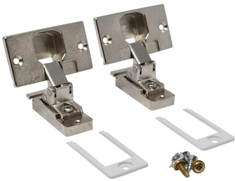 sparefixd Kit de bisagras para puerta de armario de cocina para lavadora Siemens