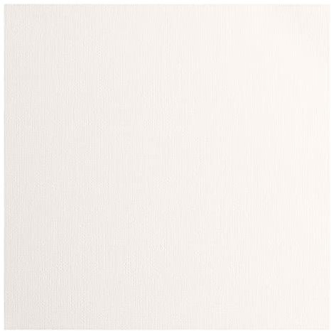Vaessen Creative Florence Cardstock Papier, Off White, 216 Gramm/m², Quadratisch, 30,5 x 30,5 cm, 100 Stück, Textur, für Scrapbooking, Kartenherstellung, Stanzen und andere Papierbasteleien