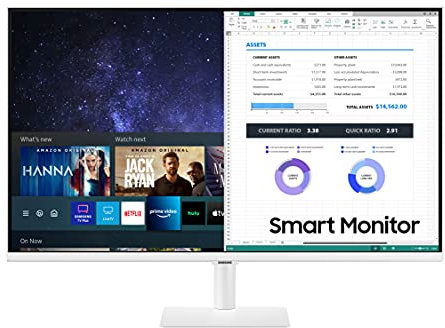 Samsung 27-Inch Class Monitor M5 Series - FHD Smart Monitor and Streaming TV (LS27AM501NNXZA, 2021 Model)