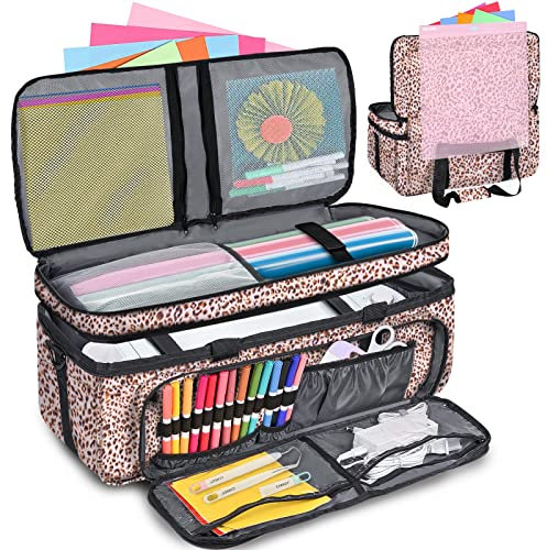 IMAGINING Tragetasche für Cricut Maker, Cricut-Tasche für Cricut-Maschine mit Abdeckung, kompatibel mit Cricut Explore Air, Air 2, Maker, Maker 3, Organisations- und Aufbewahrungstaschen,