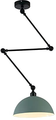 YNDD Modern Innen Pendellampe, Pendelleuchte Höhenverstellbar Kreativer Drehbar Metall Hängeleuchte E27 Esstisch Lampe Verstellbare Lampenschirm Hängelampe für Wohnzimmer Esszimmer Dekoration