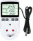 Weytoll Regolatore di temperatura digitale, termostato timer, presa di riscaldamento, raffreddamento 220 V, display LCD per serra, acquario, terrario, rettili（Senza retroilluminazione）