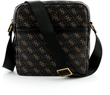GUESS Vezzola Smart Top Crossbody Flat Brown/Ochre