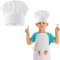 Yolev Kochmütze Kinder Weiß Bäckermütze Baumwolle Verstellbare Küchenuniform Hut Party Kochen Backzubehör