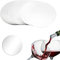 WWYSSZ 50 Pezzi Dischetti Salvagoccia Vino Rosso in Alluminio salvagocce Bottiglia di vini Argento Versatore Antigoccia Riutilizzabile Wine Pourer Slice, per Ristorante, Bar