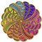Puzzle Holz Mandala Farbe XL - Holzpuzzle für Erwachsene und Kinder, einzigartige Designs und Verarbeitung, weckt die Phantasie und Kreativität für alle Altersgruppen, ein unvergessliches und