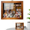 Angst-Bücherregal, Anxie-ty Bookshelf, Schütteln Sie Ihre Angst Weg, Miniatur Bücherregal aus, Hölzerne Bücherregal Display Rahmen, Holzbibliothek zum Stressabbau, Regal Mit Bücher Verstreut