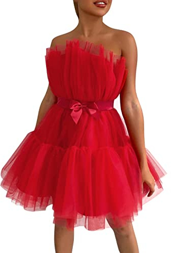Tutú para mujer, falda de los años 80, tutú, enagua corta, enagua de ballet, tutú, vestido de baile, vestido de noche, carnaval, disfraz de grupo, rojo, XL
