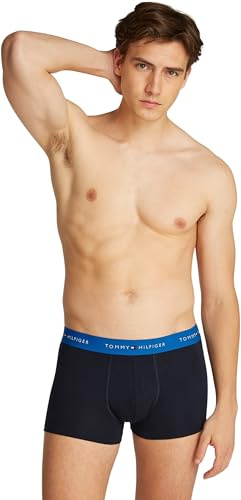 Tommy Hilfiger Herren 7er Pack Boxershorts Trunks Baumwolle mit Stretch